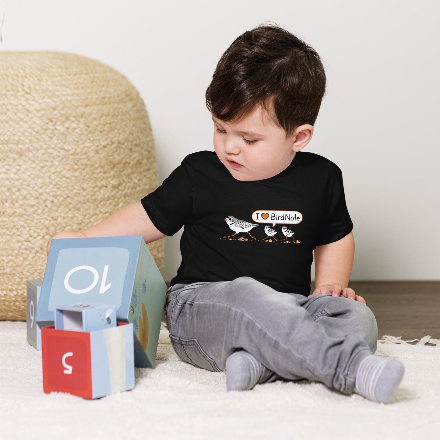"I Love BirdNote" Toddler Short Sleeve Tee