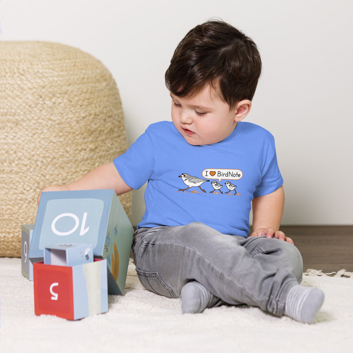 "I Love BirdNote" Toddler Short Sleeve Tee