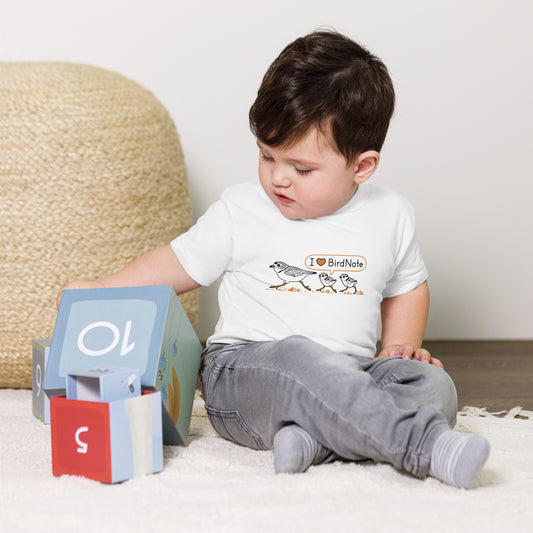 "I Love BirdNote" Toddler Short Sleeve Tee