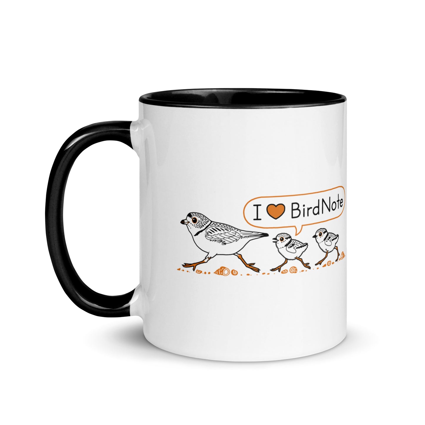 "I Love BirdNote" Mug with Color Inside